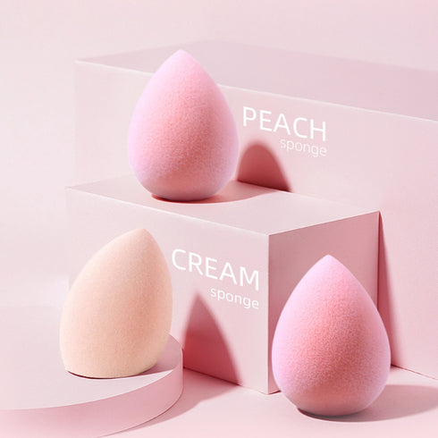 EVERBAB | Peach & Cream Makeup Sponge for Wet & Dry Use